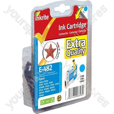 Epson Stylus RX500 NG Printer Ink for R200 R300 R320 RX500 RX600 RX620 - T048240 Cyan (Starfish ...