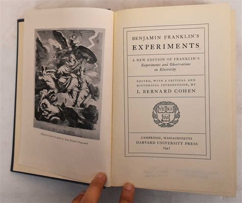 Benjamin Franklin's Experiments : A new edition of Franklin's Experiments and observations on ...