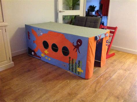 Duikboot tafeltent! Play Houses, Toy Chest, Storage Chest, Sewing Projects, Diy Crafts, Quilts ...