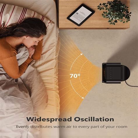 1500W Electric Heater with 70° Oscillation - Bed Bath & Beyond - 39031158