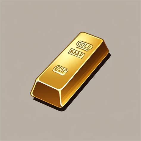 Luxurious Gold Bar Icon for Wealth and Prosperity | MUSE AI