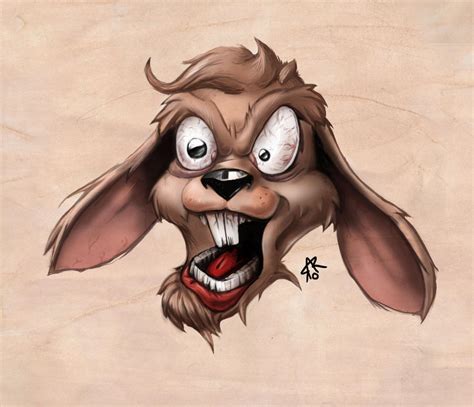 Angry Bunny by romanear on DeviantArt