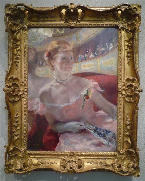 Cassatt, Woman with a Pearl Necklace in a Loge, 1879 | Flickr
