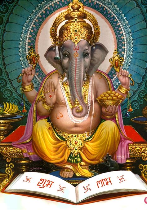 Lord Ganesha Painting Ganesha Art Ganesha Statue POSTER Ganesh Painting ...