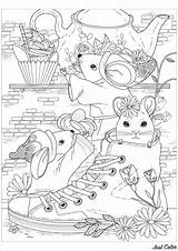 Mouse Coloring Pages  ColoringBay sketch template
