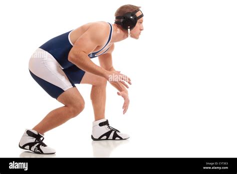 Wrestling stance Cut Out Stock Images & Pictures - Alamy