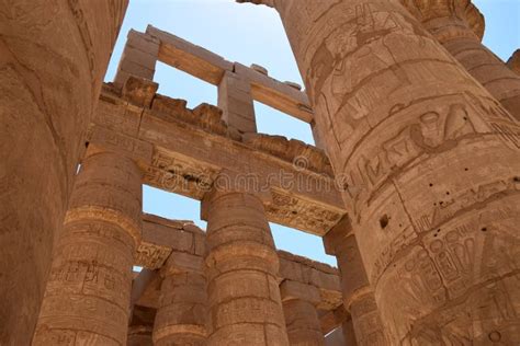 The Temple of the God Amon Ra. Luxor. Stock Photo - Image of egypt, columned: 60248380