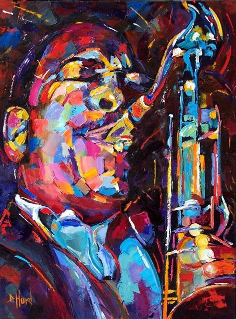 Debra Hurd | Jazz art, Jazz painting, Portrait art