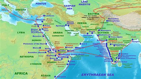 "Periplus of the Erythraean Sea", a 2000 year old document has a map ...