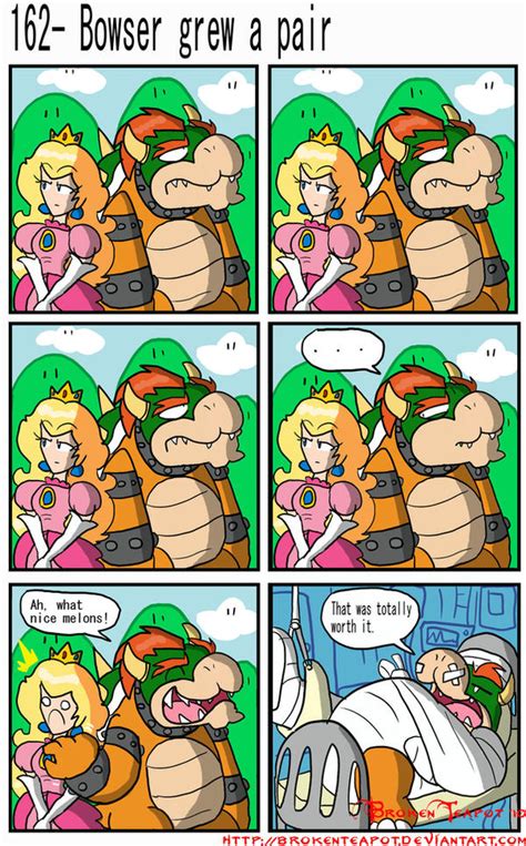 Bowser grew a pair by BrokenTeapot on DeviantArt