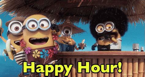 Happy Hour GIF - HappyHour Minions - Discover & Share GIFs