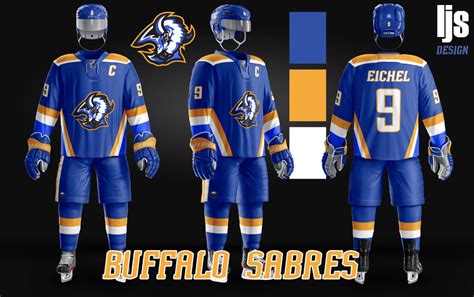 Buffalo Sabres jersey design, as part of my NHL third jersey design ...