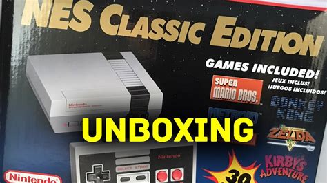 Unboxing the NES Classic Edition - YouTube