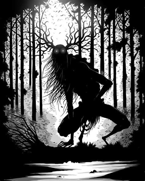 Wendigo by JoseRealArt on DeviantArt | Dark fantasy art, Creepy art, Scary art