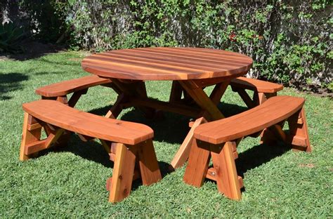 Building a Round Picnic Table | Picnic table, Round picnic table ...