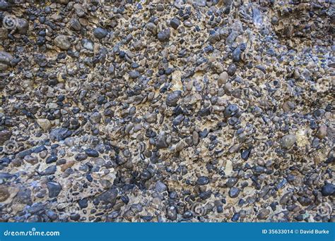 Conglomerate Rock Formation Background Stock Images - Image: 35633014