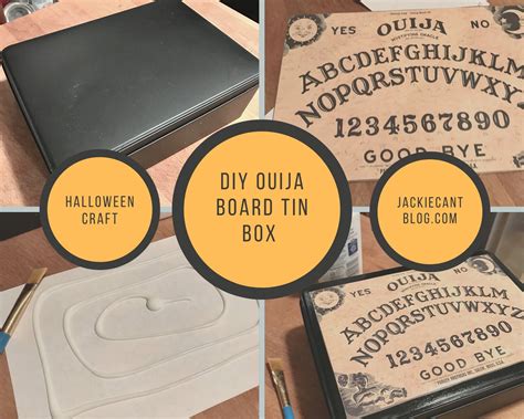 Halloween Craft- DIY Ouija Board Tin Box