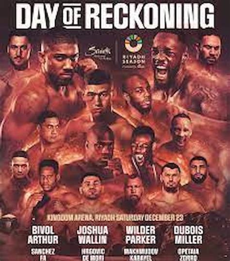 Day of Reckoning shaping up to be the fight event of the year!