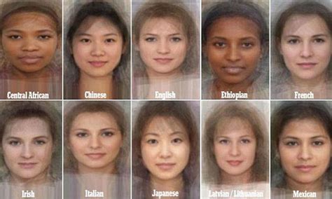 The average woman revealed: Study blends thousands to faces to find wh ...