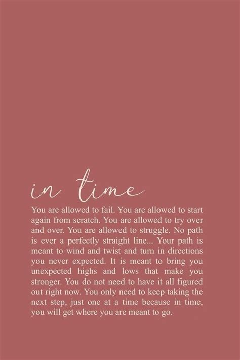 in time you are allowed to fail. | Soul quotes, Encouragement quotes, Earth quotes