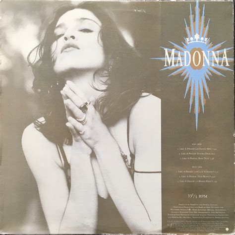 Madonna - Like A Prayer (1989, Vinyl) | Discogs