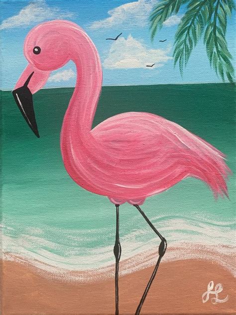 Flamingo Painting Easy | ubicaciondepersonas.cdmx.gob.mx