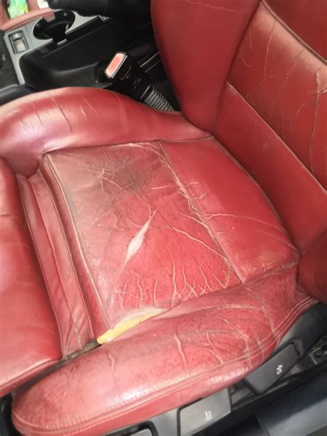 Repairing my tanin red leather seats | E46 Fanatics Forum