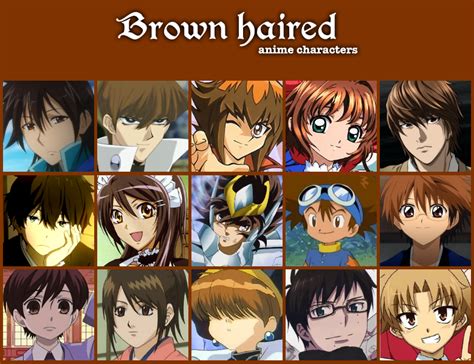 Brown haired anime characters by jonatan7 on DeviantArt