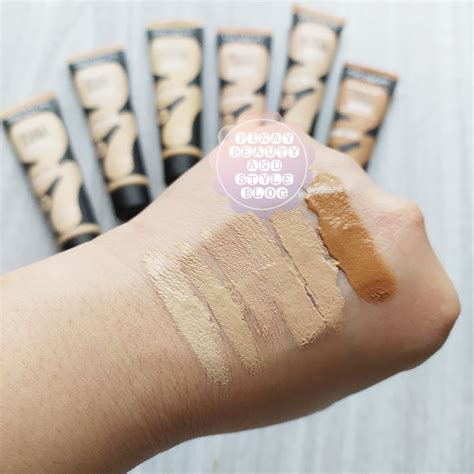 Revlon Colorstay Foundation Shade Swatches