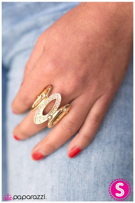 Paparazzi Accessories | Gold rings, Clear rhinestones, Rings