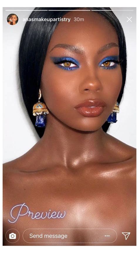 #black #girl #colorful #makeup #blackgirlcolorfulmakeup Edgy Makeup, Glamour Makeup, Dark Skin ...