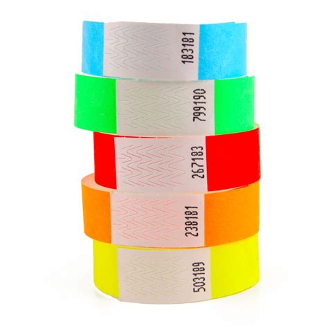 Tyvek wristbands for hospitals - Cintapunto USA