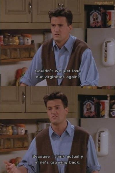 25 Chandler Bing Quotes That'll Make You Say, "OMG This Is Me!" | Chandler bing quotes, Friends ...