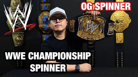 WWE Spinner Championship Replica Belt | Unboxing - YouTube