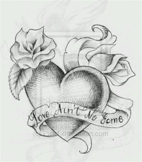 Corazon | Heart tattoo designs, Heart drawing, Roses drawing