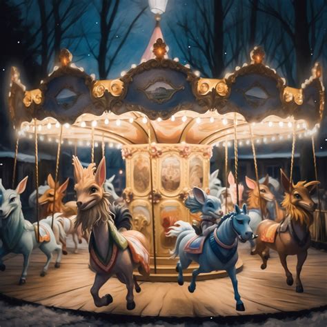 Fantasy Creatures Carousel Art Free Stock Photo - Public Domain Pictures