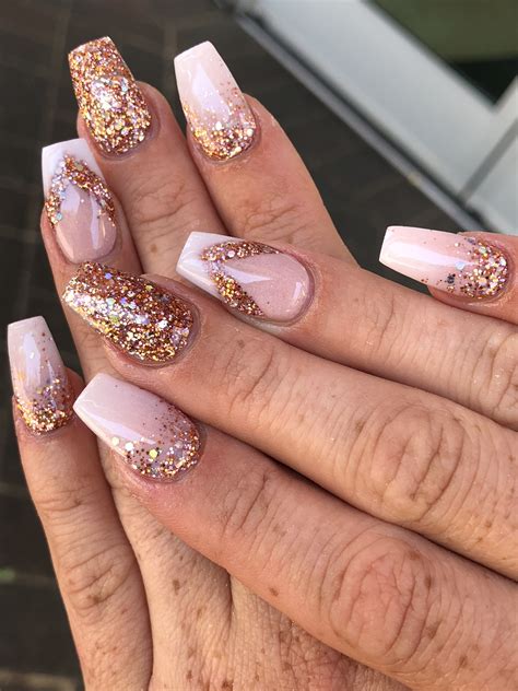 Beautiful Rose Gold Valentine's Day Nails | Amelia Infore