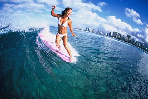 surfers: Hawaii surfing