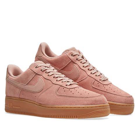 Nike Air Force 1 '07 LV8 Suede Pink, Gum & Medium Brown | END. (UK)