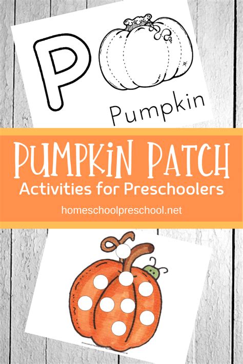 Pumpkin Patch Printable Activities for Preschoolers | Pumpkin patch activities, Pumpkin patch ...