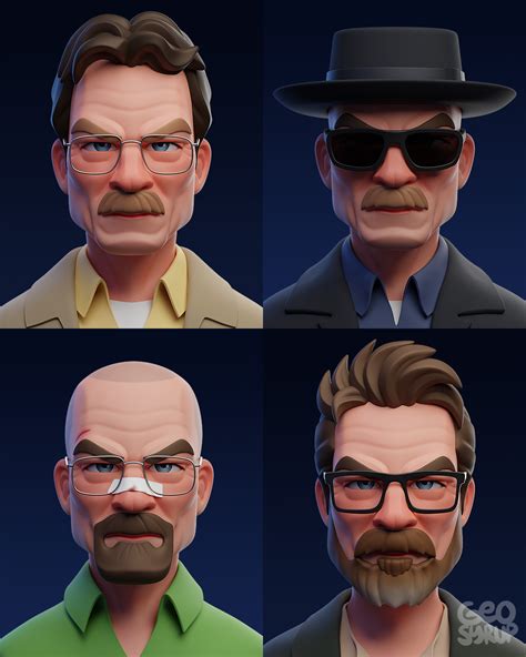 Walter White / Heisenberg (Breaking Bad) - Stylized sculpt - Finished Projects - Blender Artists ...