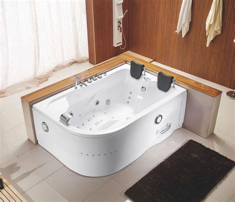 Two Person Jacuzzi Corner Tub / Lucite Cast Acrylic Corner Two Person ...