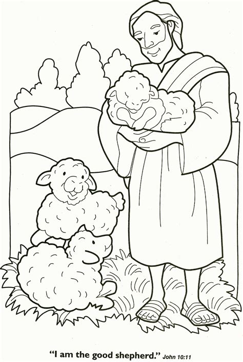 Free The Lord Is My Shepherd Coloring Pages, Download Free The Lord Is My Shepherd Coloring ...