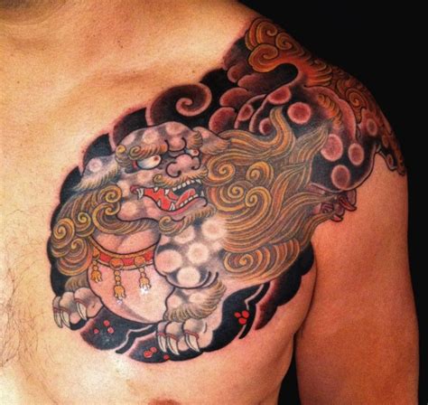 35+ Stunning Japanese fu dog tattoo image ideas