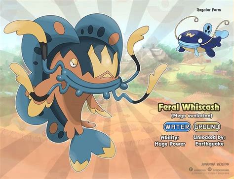 The event "Legendary Rise 2: Feral Evolution" continues! Feral Whiscash (Mega Evolution) Water ...