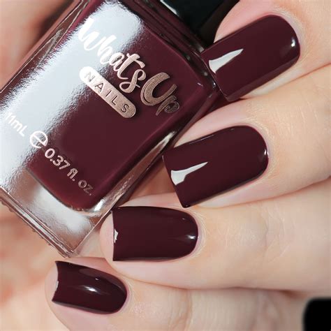 Tasting Trip Regular Polish dark Burgundy Brown Creme Nail - Etsy