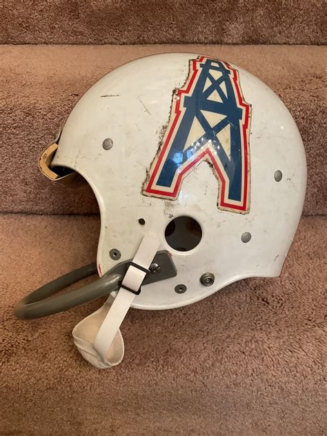 Authentic 1979 Riddell Houston Oilers Football Helmet Game Used Cliff Parsley | eBay