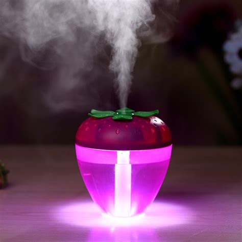 Cute Fruit Strawberry Home Aroma Humidifier USB Air Diffuser Purifier Atomizer 110 240V Support ...