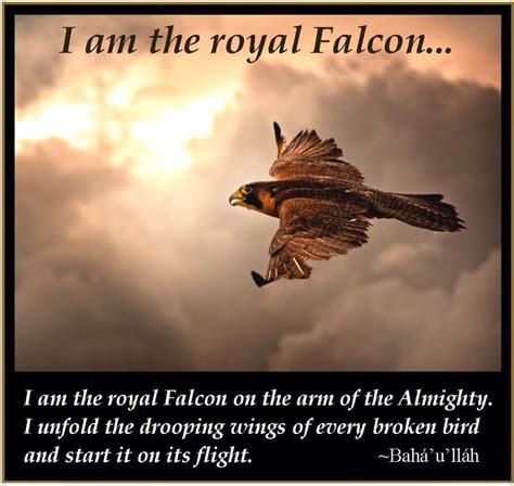 Royal falcon | Bahai faith, Quotations, Positive quotes