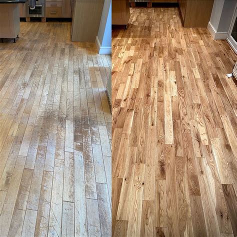 Refinishing Old Hardwood Floors Before And After - Flooring Designs